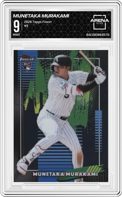 2026 Topps Finest Munetaka Murakami #5 ARENA CLUB 9