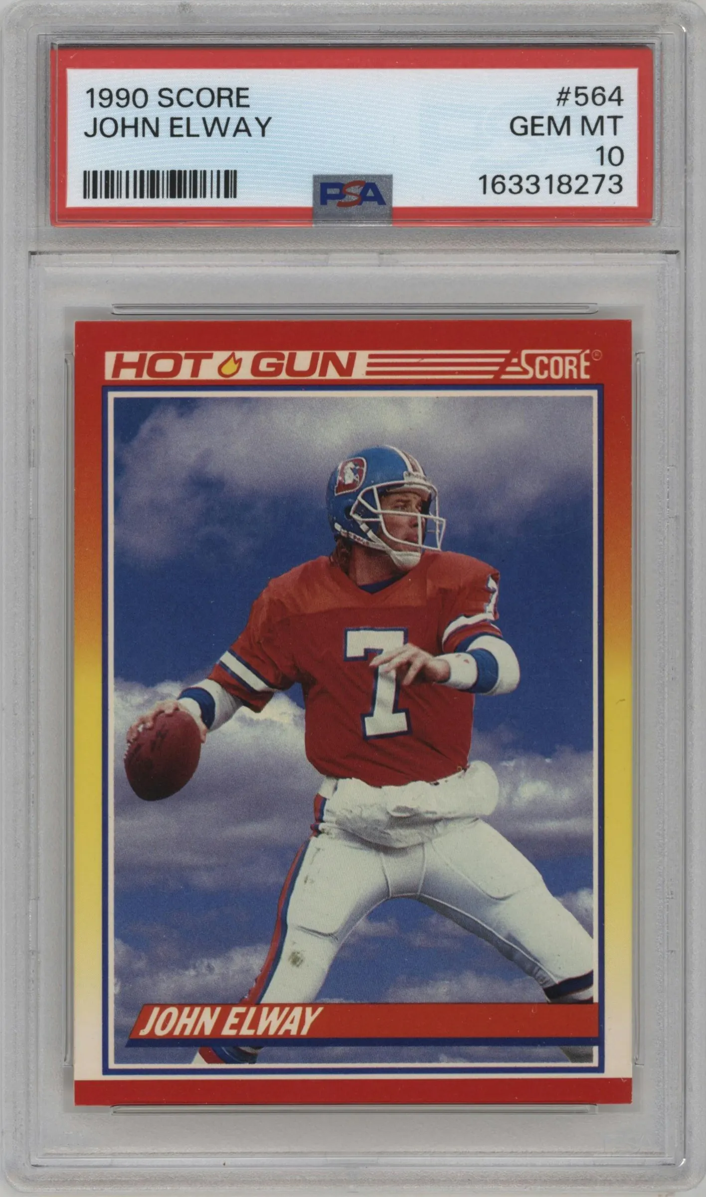 1990 Score John Elway #564 PSA 10