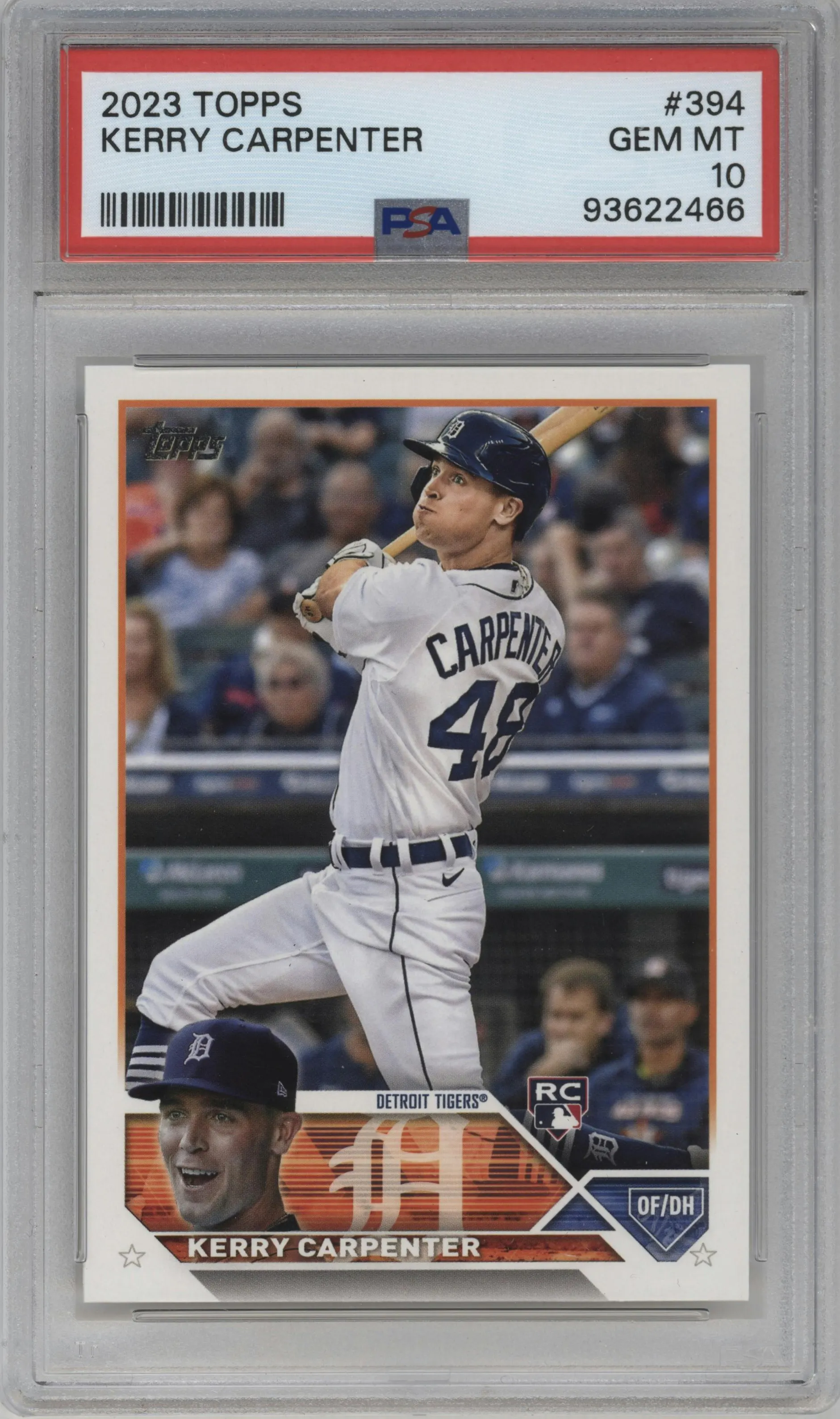 2023 Topps Series 2 Kerry Carpenter #394 PSA 10