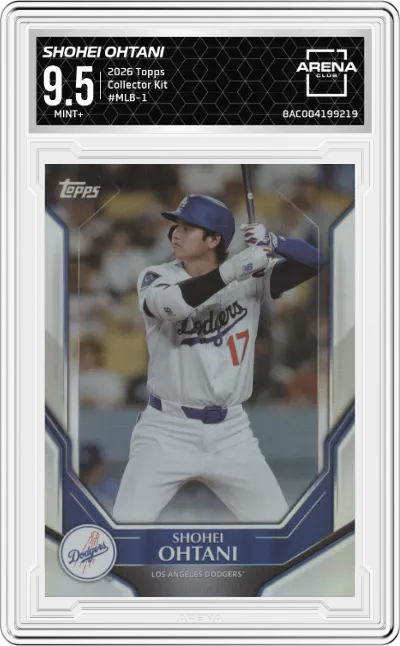 2026 Topps Collector Kit Shohei Ohtani #MLB-1 ARENA CLUB 9.5