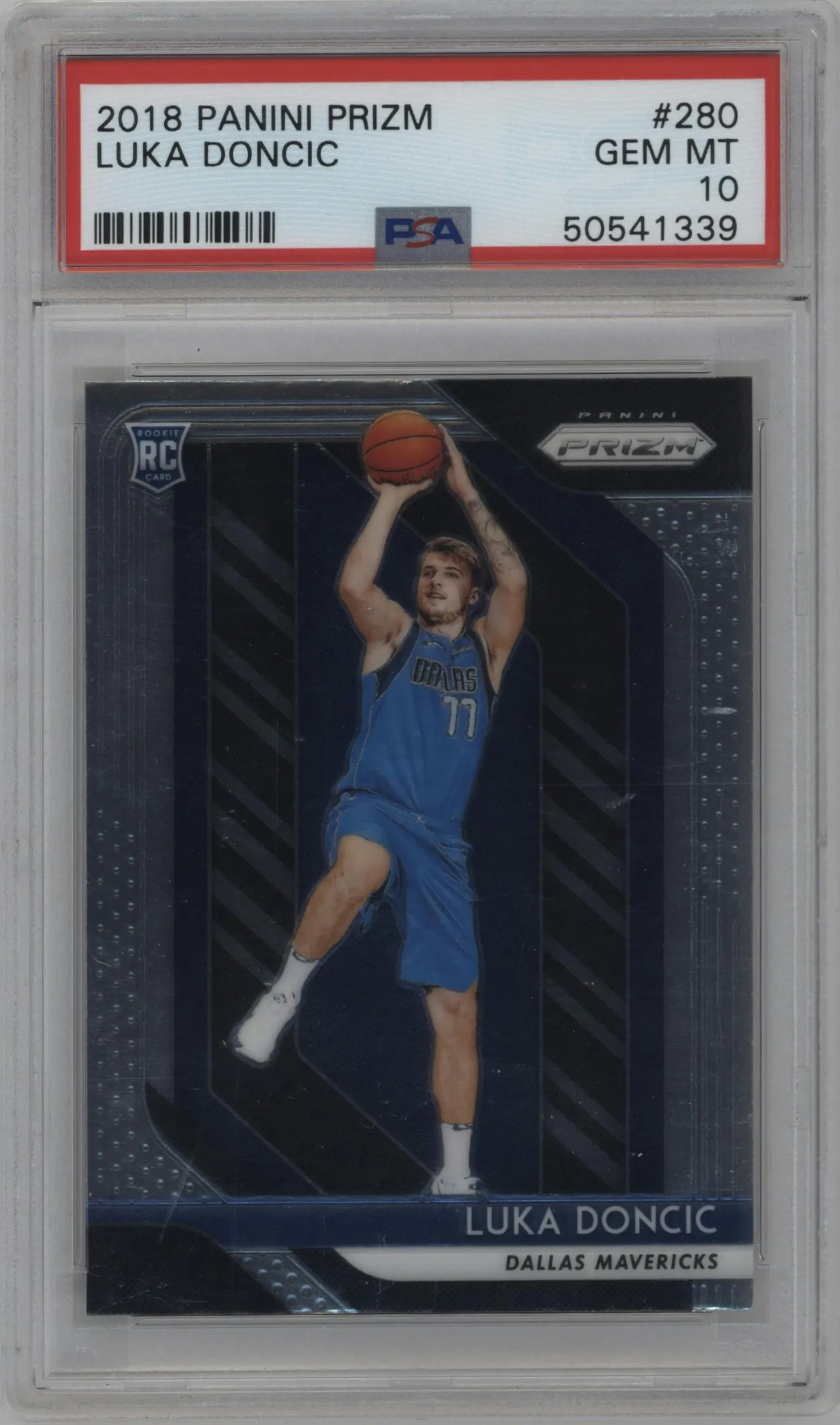 2018 Panini Prizm Luka Doncic PSA 10