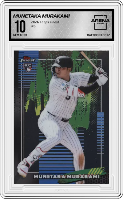 2026 Topps Finest Munetaka Murakami #5 ARENA CLUB 10