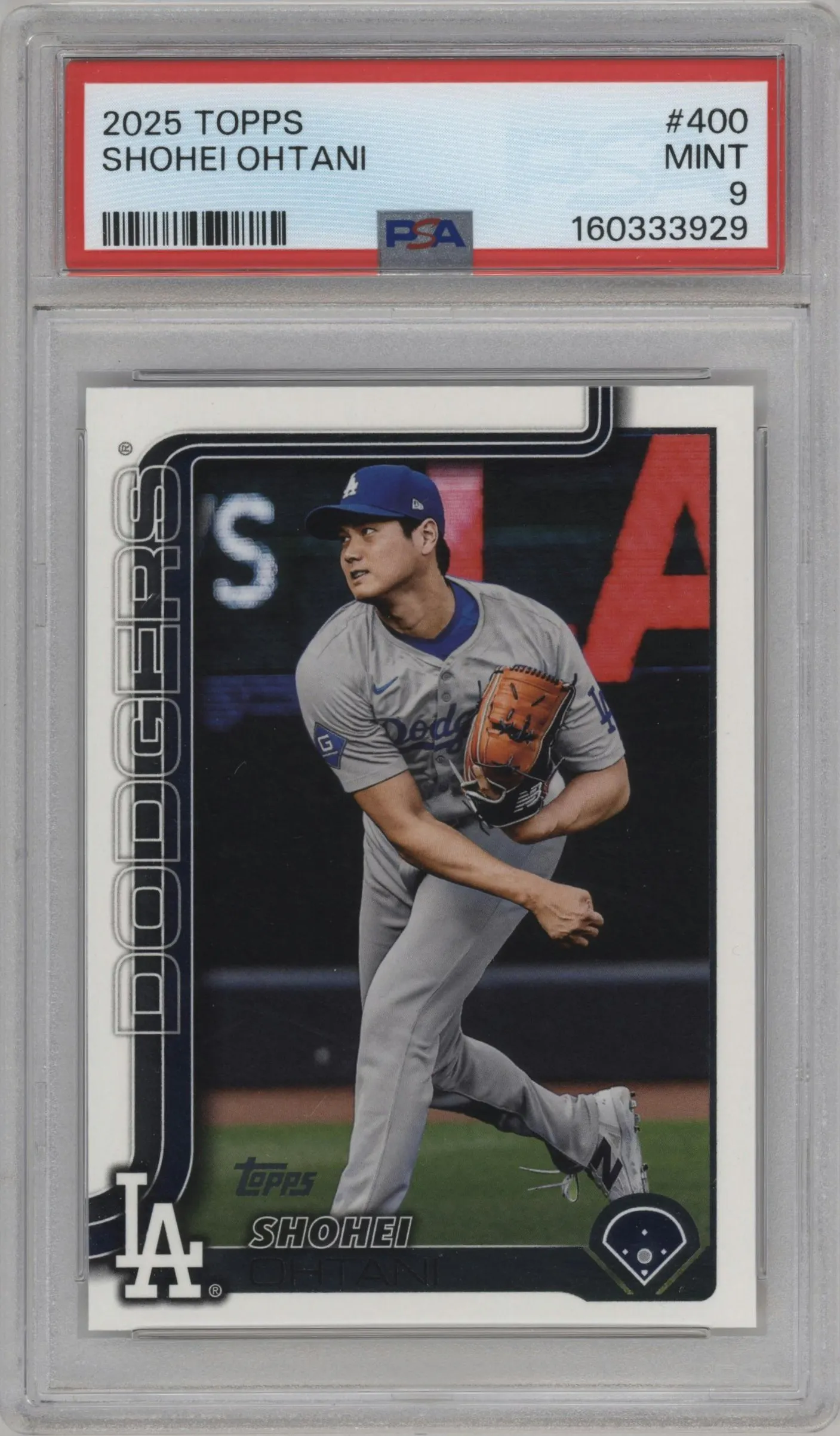 2025 Topps Shohei Ohtani #400 PSA 9