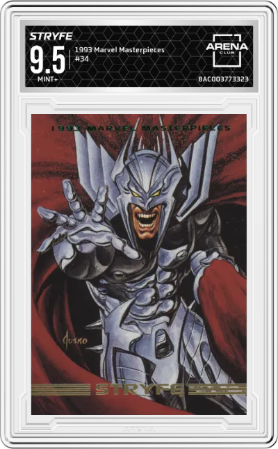 1993 SkyBox Marvel Masterpieces Stryfe #34 ARENA CLUB 9.5