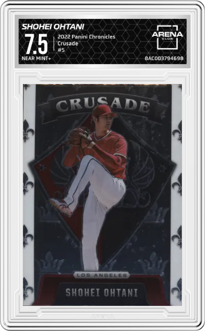 2022 Panini Chronicles Crusade Shohei Ohtani #5 ARENA CLUB 7.5