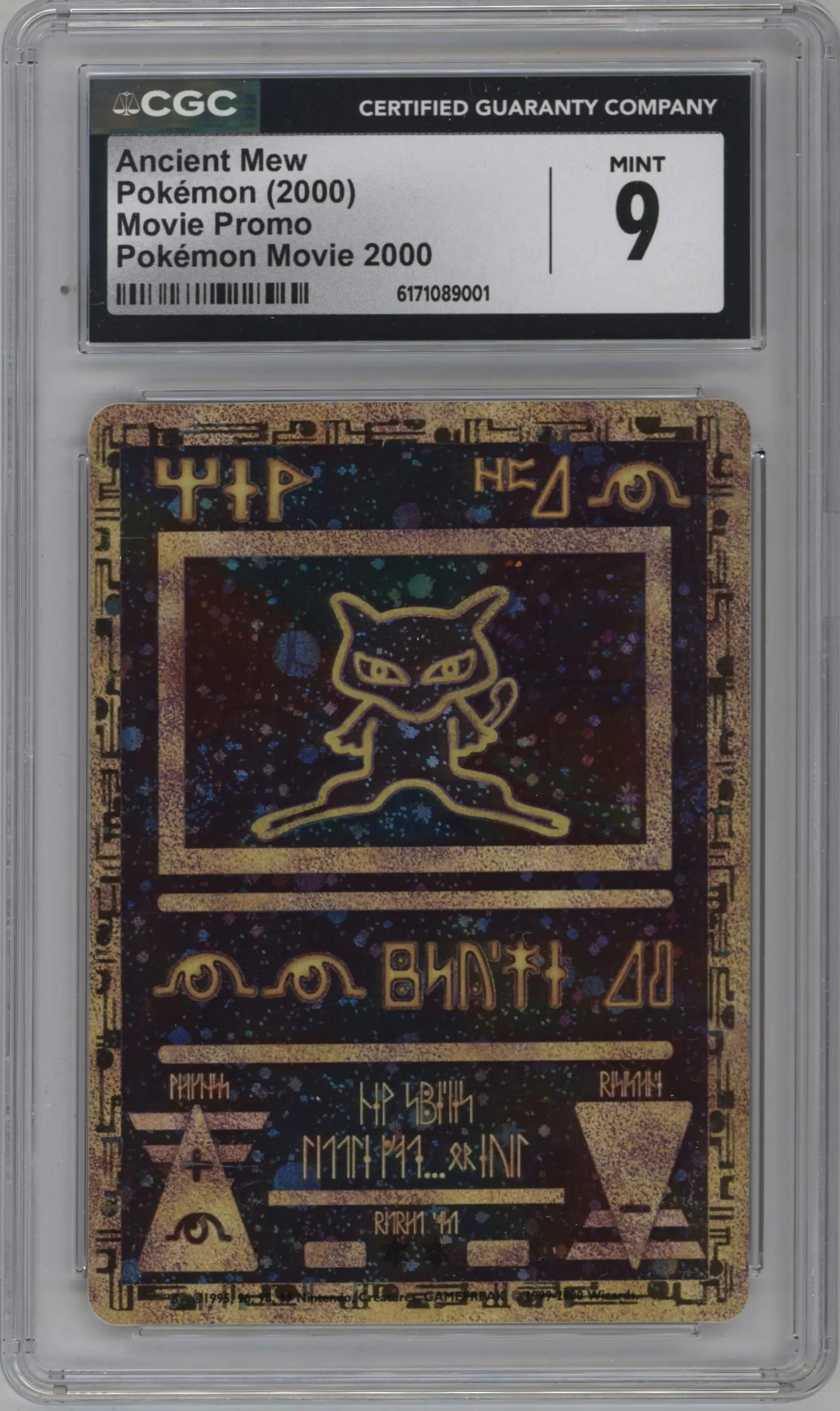 2000 Pokemon 2000 Movie Ancient Mew #NNO CGC 9