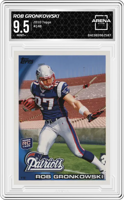 2010 Topps Rob Gronkowski #148 ARENA CLUB 9.5