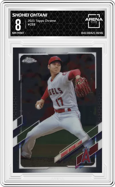 2021 Topps Chrome Shohei Ohtani #159 ARENA CLUB 8