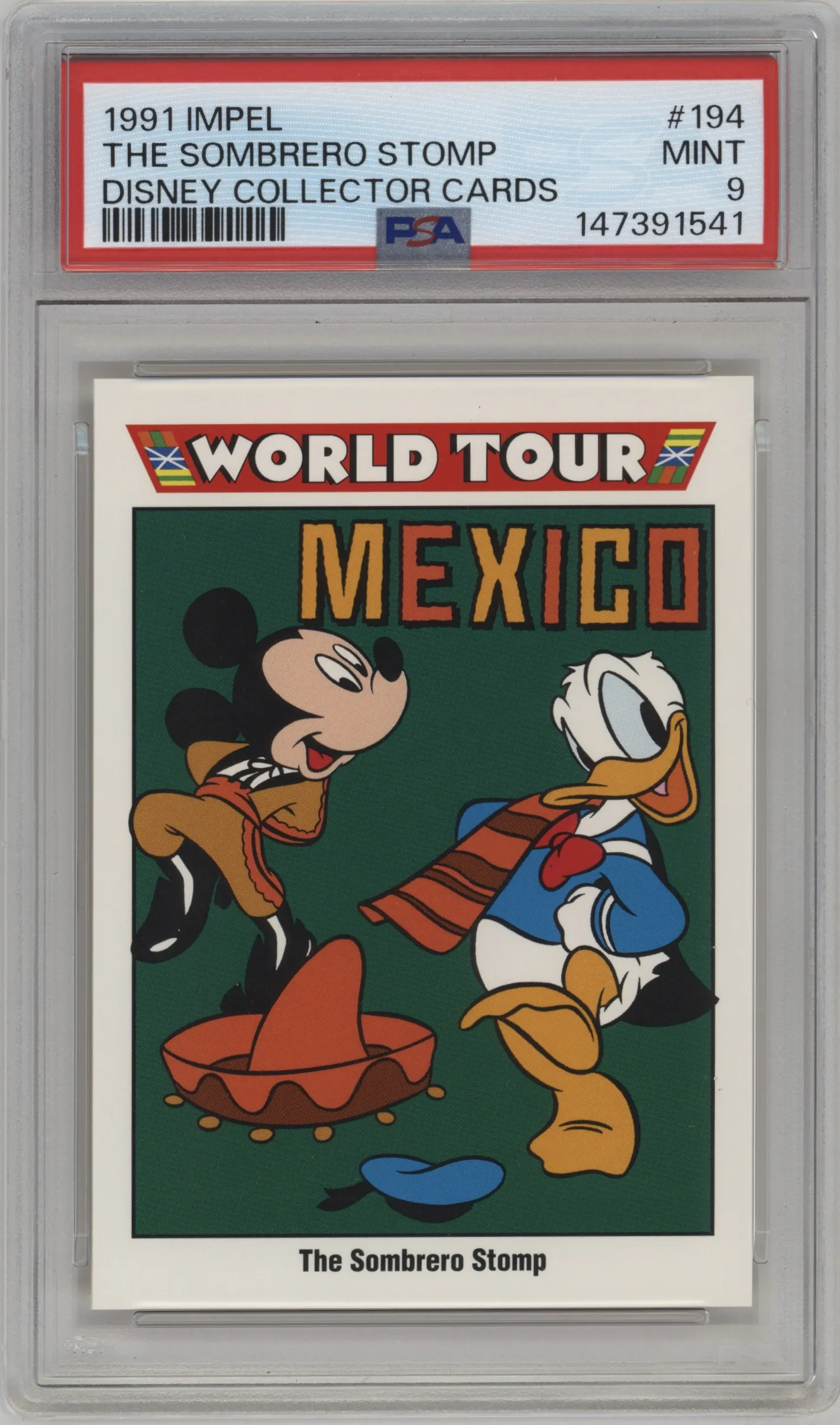 1991 Impel Disney The Sombrero Stomp #194 PSA 9