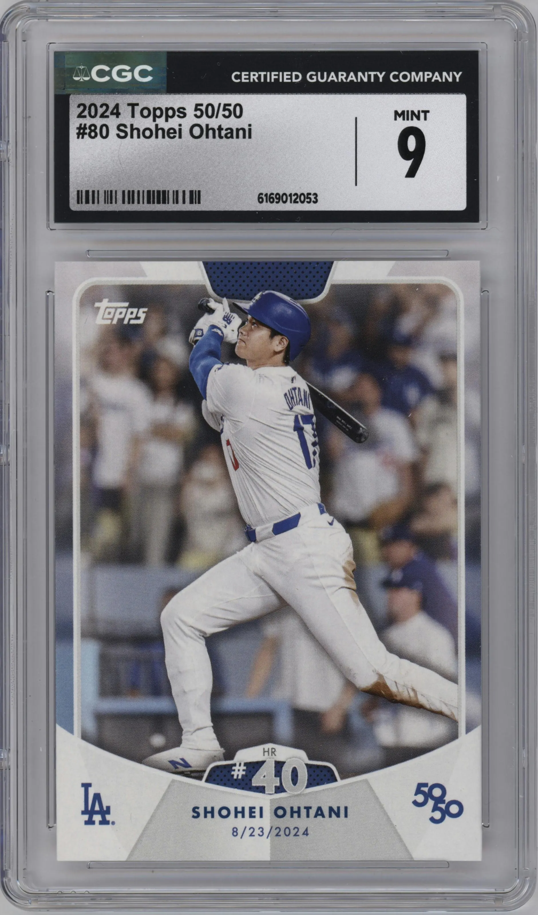 2024 Topps 50/50 Shohei Ohtani #80 CGC 9