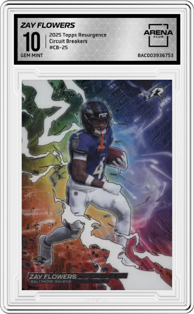 2025 Topps Resurgence Circuit Breakers Zay Flowers #CB-25 ARENA CLUB 10