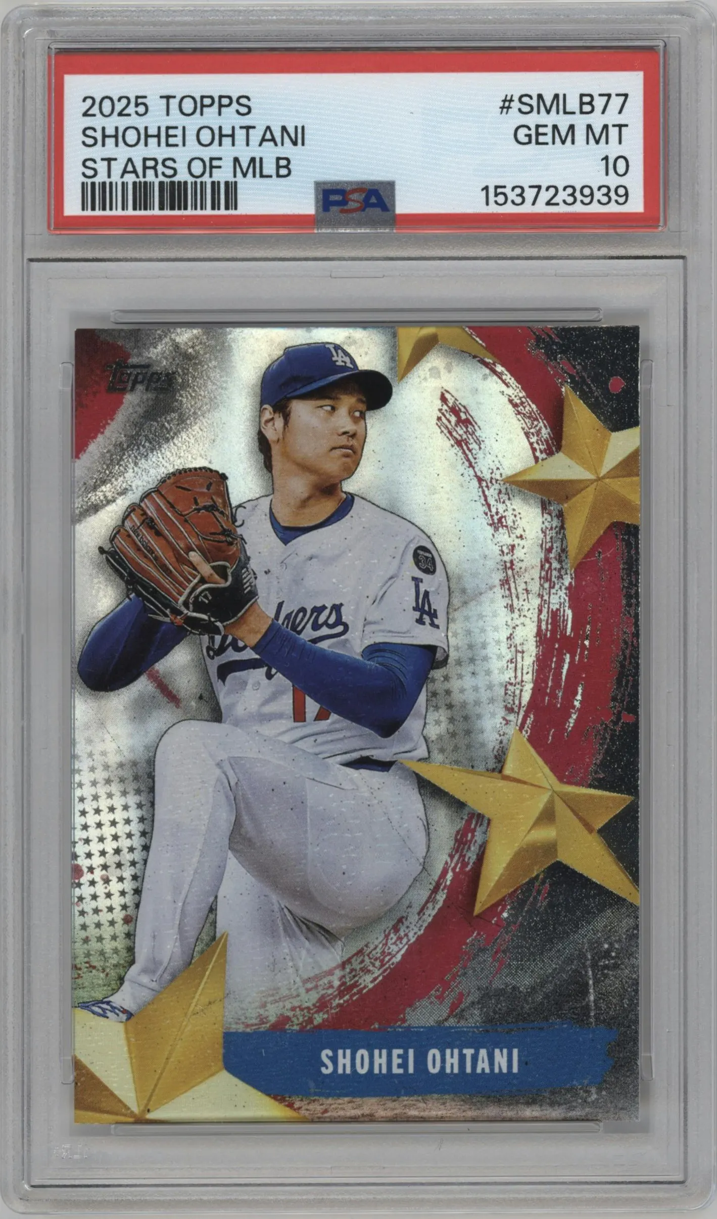 2025 Topps Update Stars of MLB Shohei Ohtani #SMLB-77 PSA 10