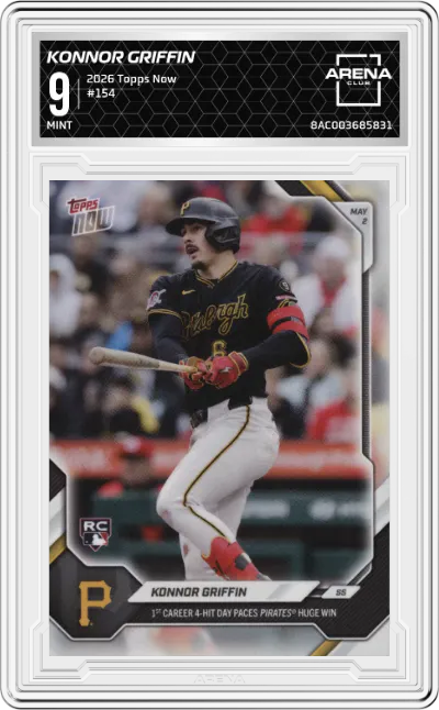2026 Topps Now Konnor Griffin ARENA CLUB 9
