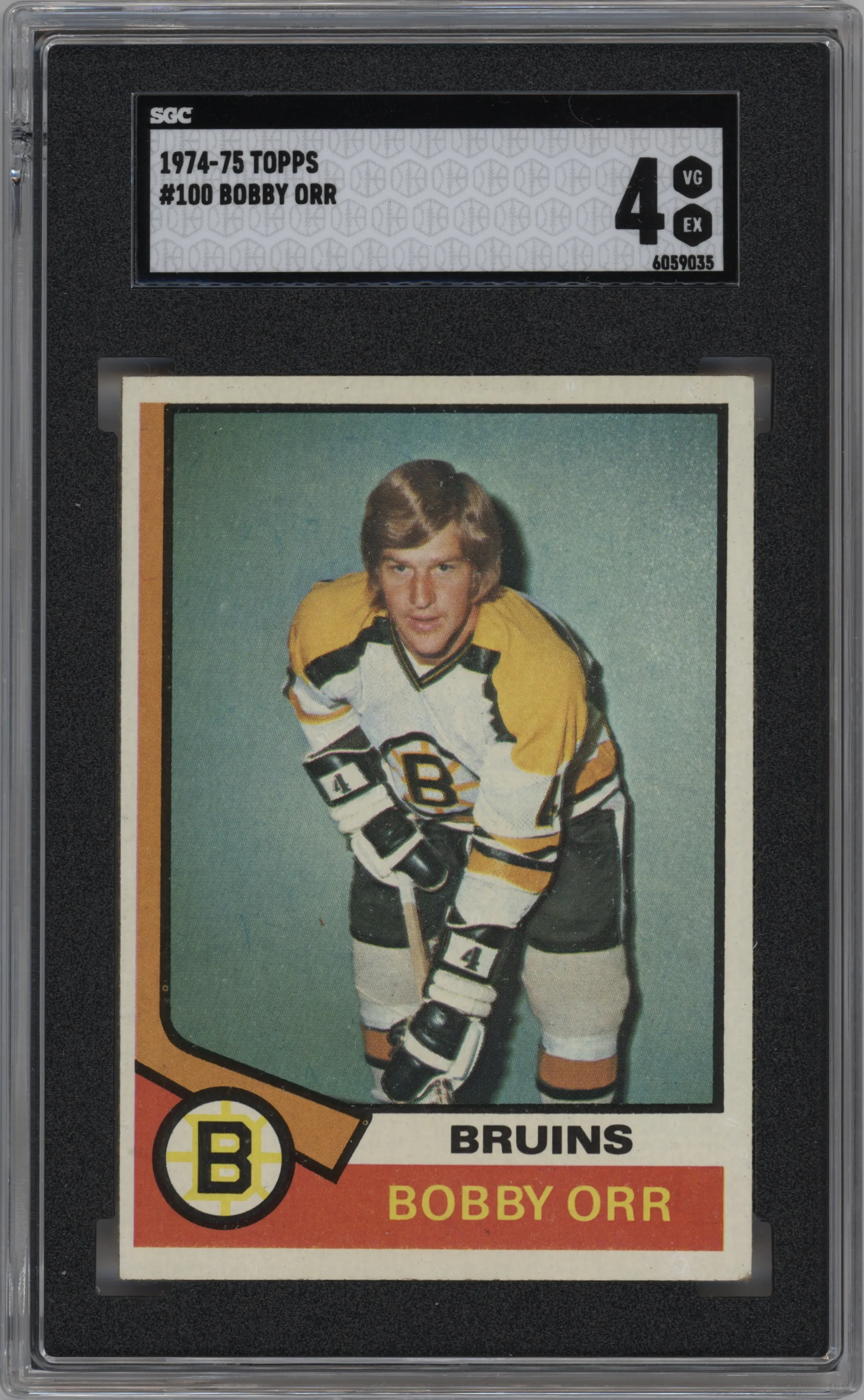 1974 Topps Bobby Orr #100 SGC 4