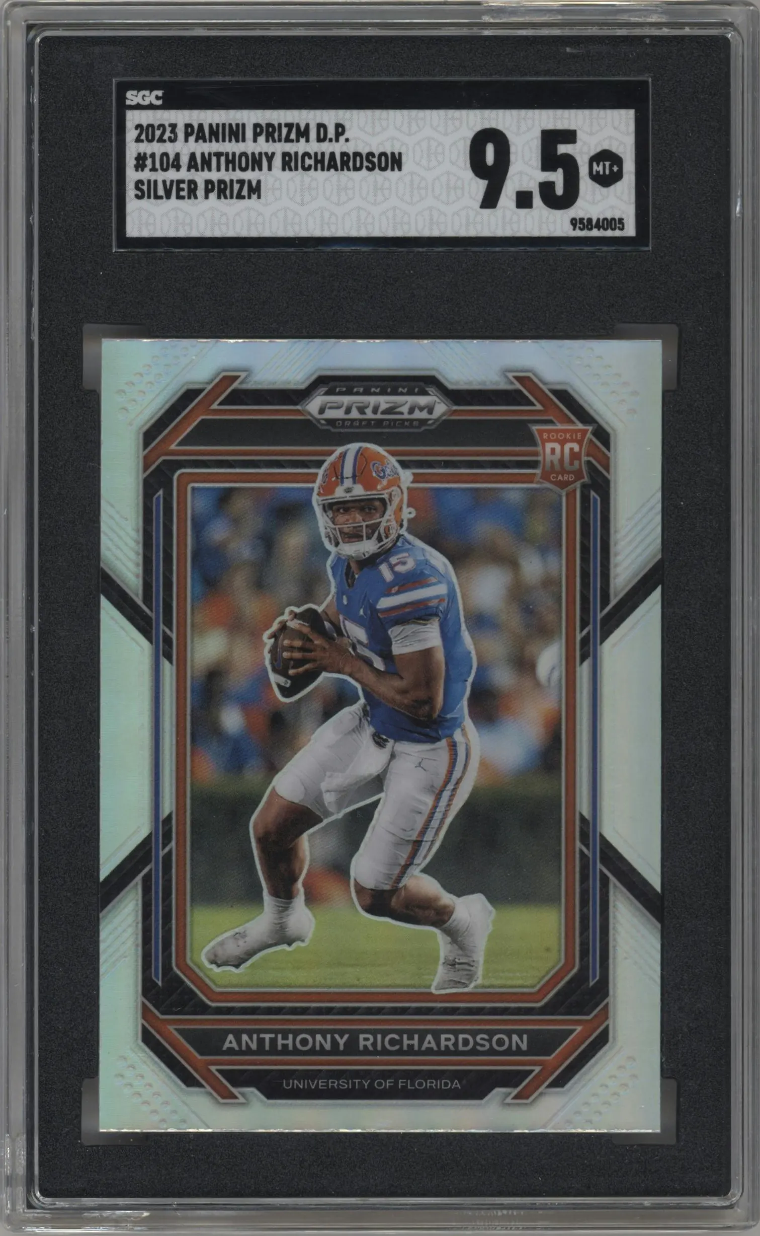 2023 Panini Prizm Draft Picks Anthony Richardson Silver Prizm SGC 9.5