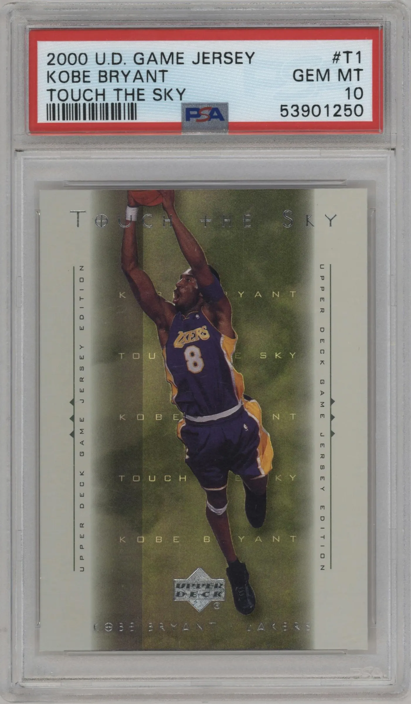 2000 Upper Deck Touch the Sky Kobe Bryant #T1 PSA 10