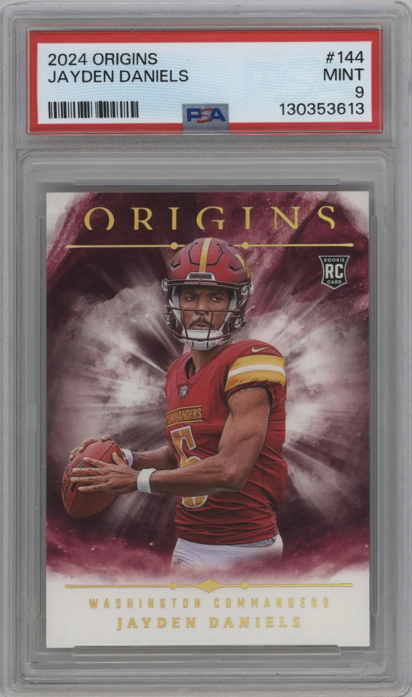 2024 Panini Origins Jayden Daniels PSA 9