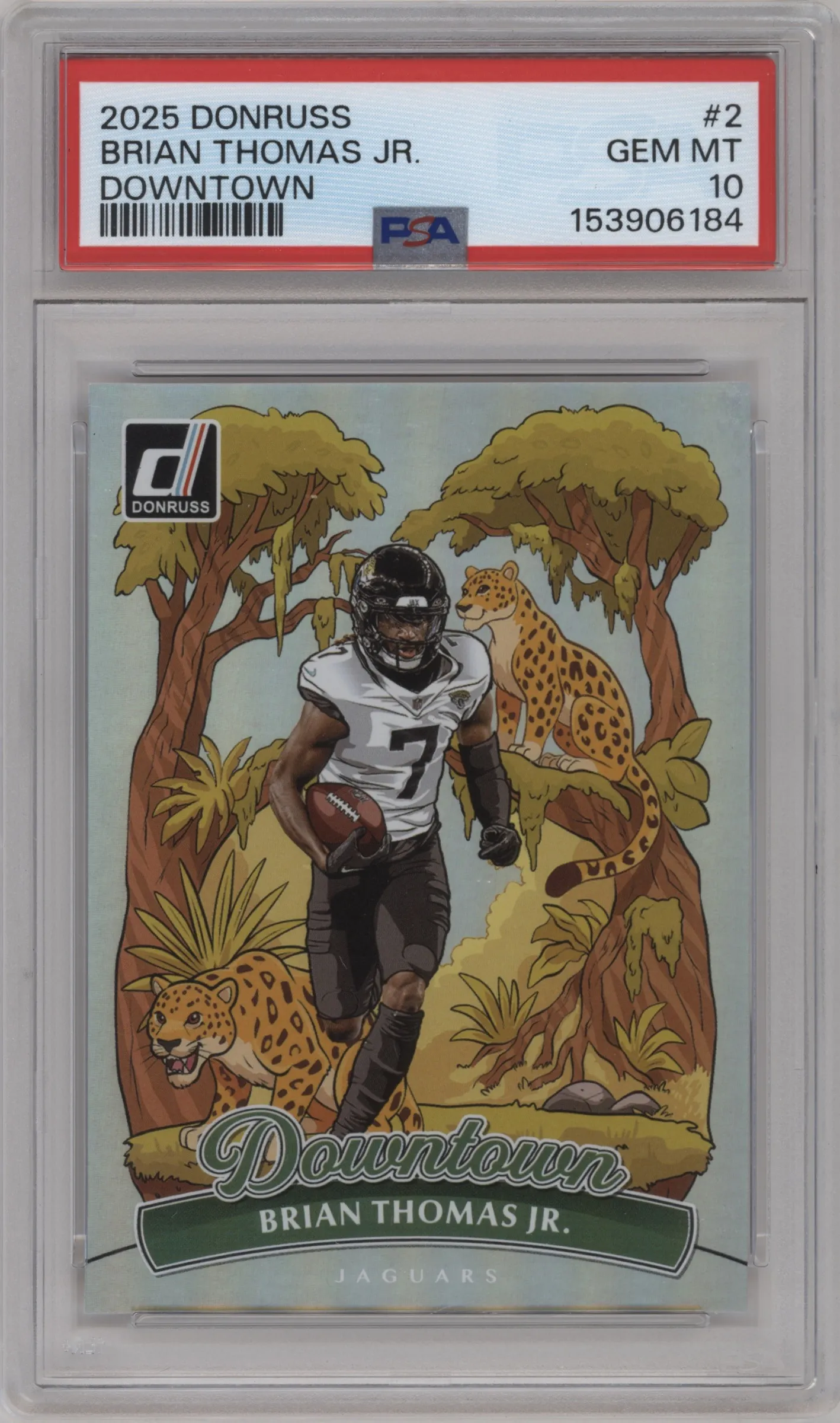 2025 Panini Donruss Downtown Brian Thomas Jr. PSA 10