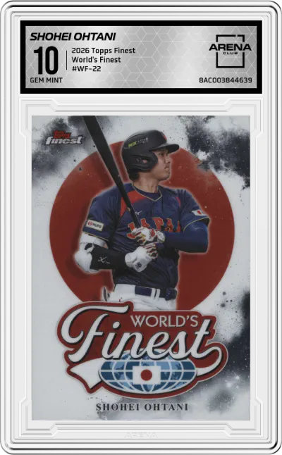 2026 Topps Finest World's Finest Shohei Ohtani #WF-22 ARENA CLUB 10