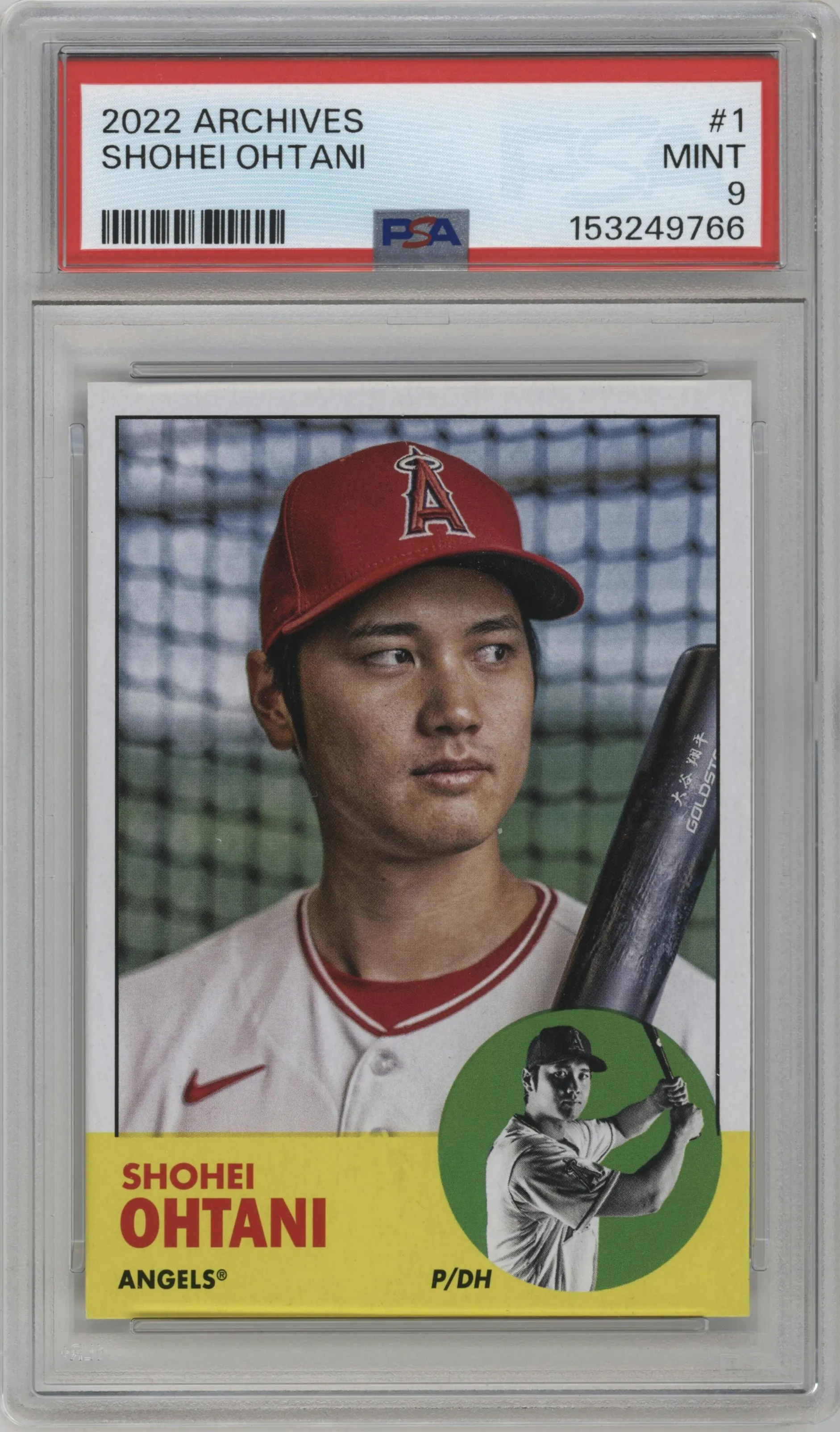 2022 Topps Archives 1963 Topps Shohei Ohtani #1 PSA 9