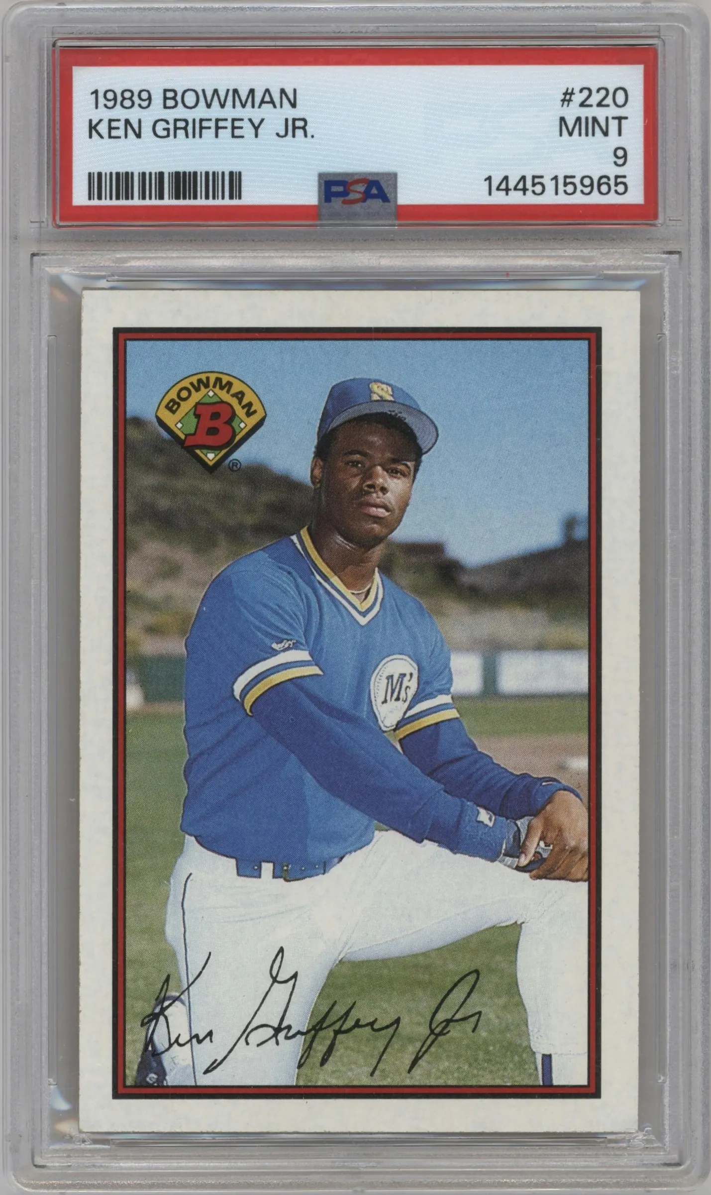 1989 Bowman Ken Griffey Jr. #220 PSA 9