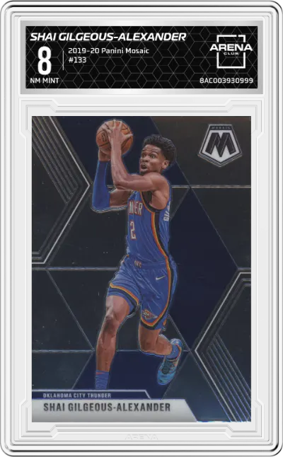 2019 Panini Mosaic Shai Gilgeous-Alexander ARENA CLUB 8