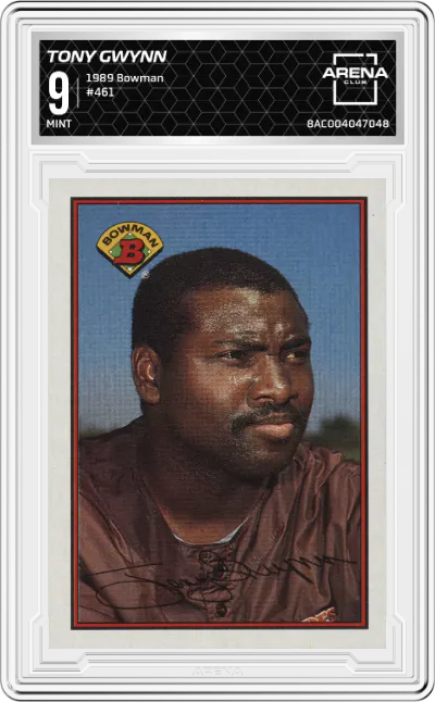 1989 Bowman Tony Gwynn #461 ARENA CLUB 9