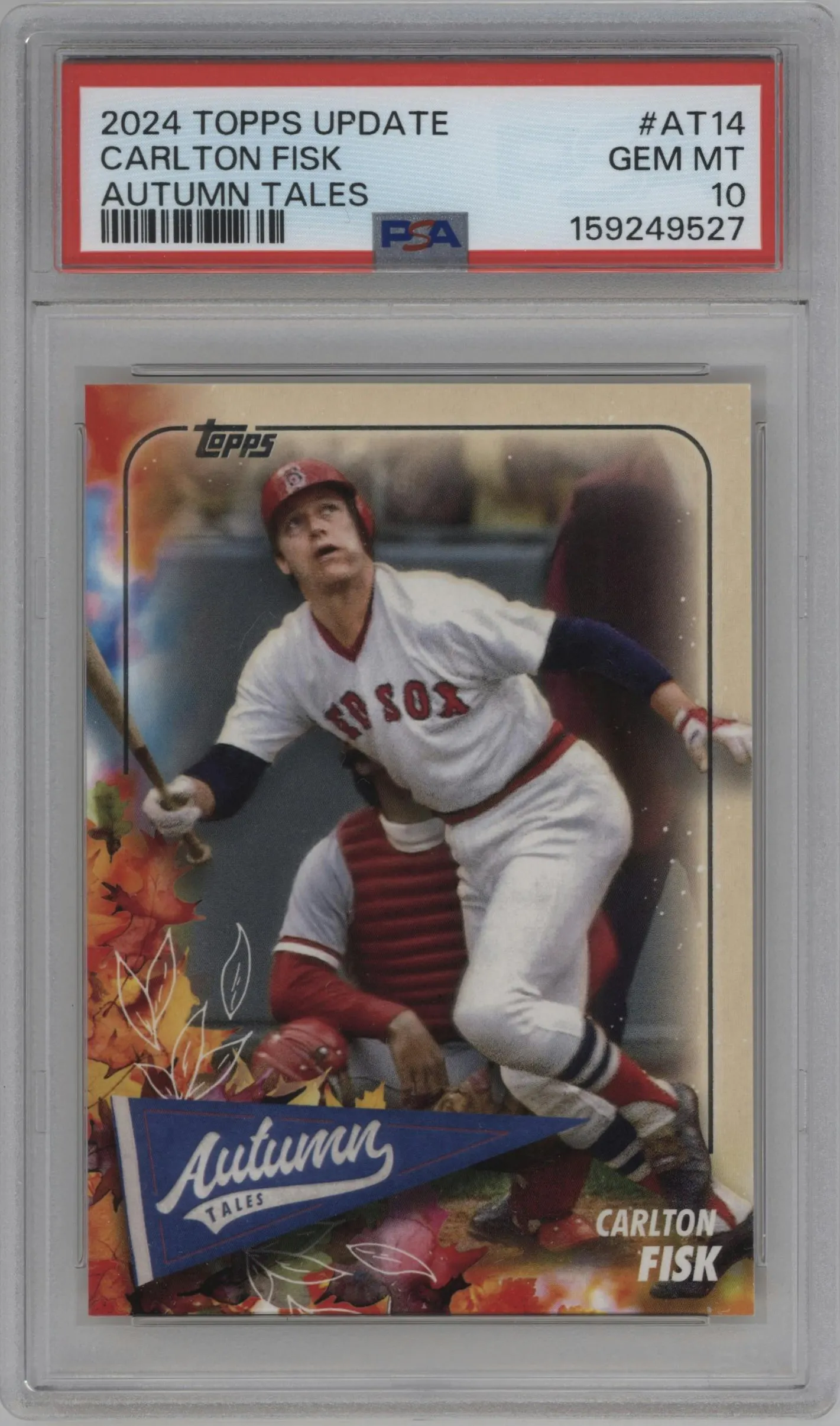 2024 Topps Update Autumn Tales Carlton Fisk #AT-14 PSA 10