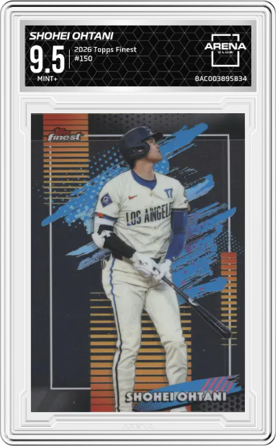 2026 Topps Finest Shohei Ohtani #150 ARENA CLUB 9.5