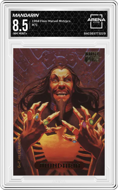 1994 Fleer Marvel Masterpieces Mandarin #71 ARENA CLUB 8.5