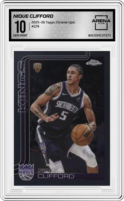 2025 Topps Chrome Update Nique Clifford #174 ARENA CLUB 10