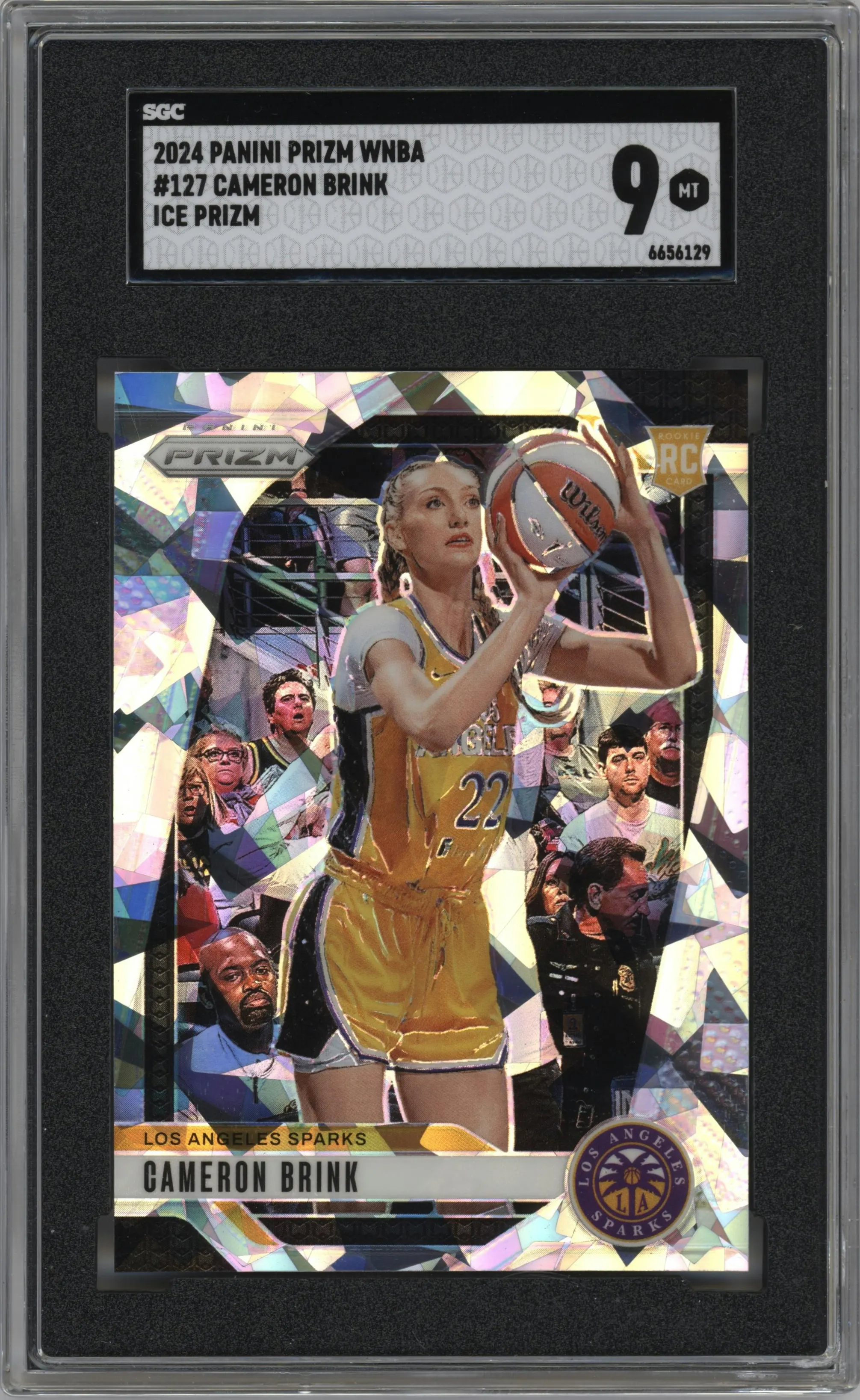2024 Panini Prizm WNBA Cameron Brink Ice Prizm SGC 9