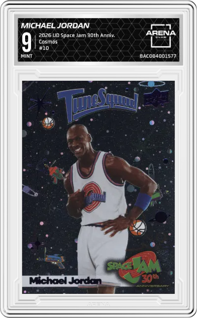 2026 Upper Deck Space Jam 30th Anniversary Michael Jordan Cosmos #10 ARENA CLUB 9