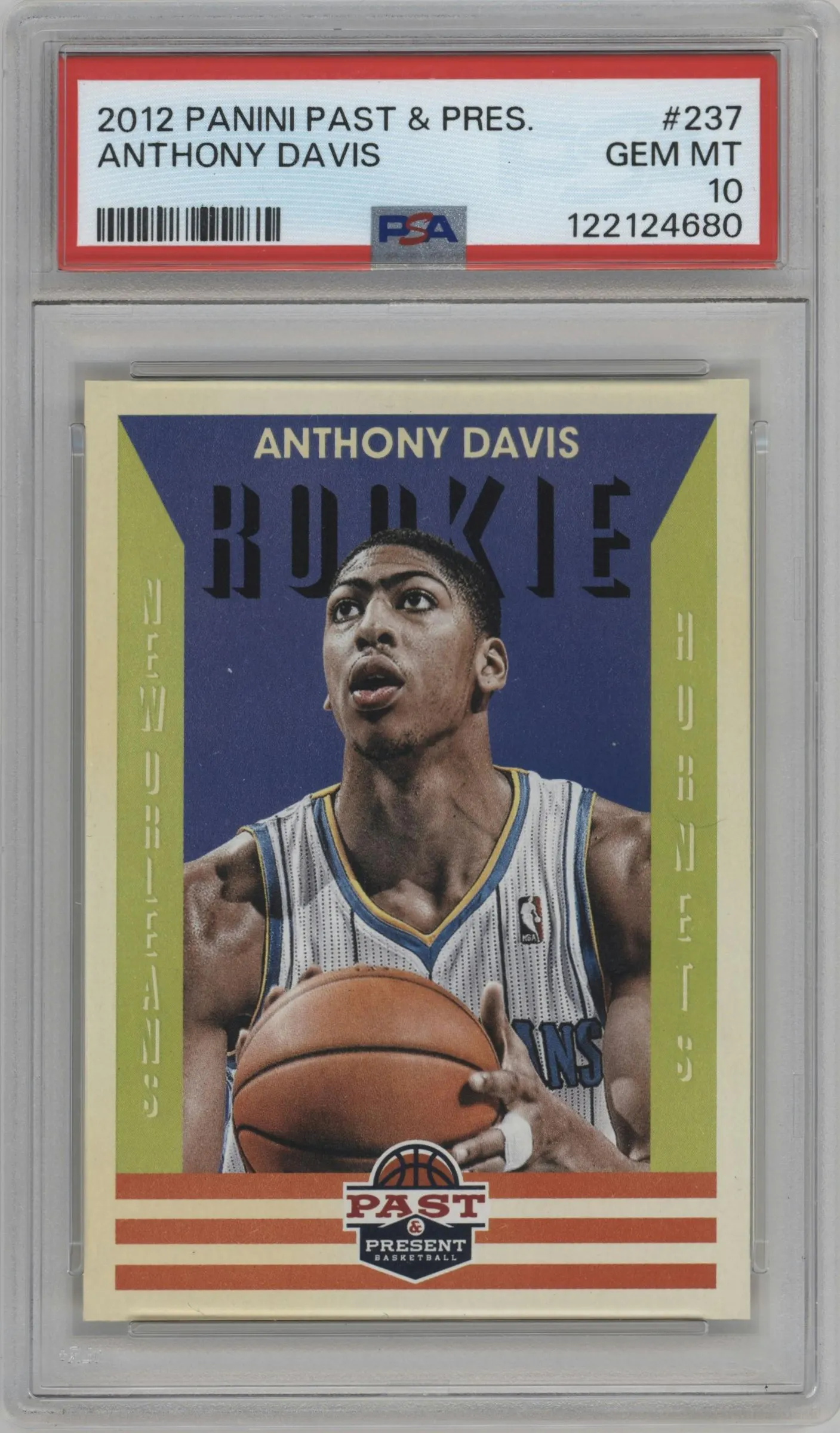 2012 Panini Past & Present Anthony Davis #237 PSA 10