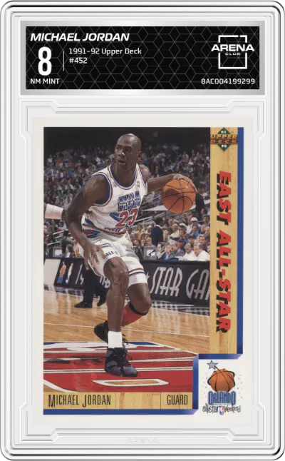 1991 Upper Deck Michael Jordan #452 ARENA CLUB 8