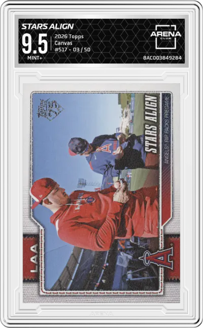 2026 Topps Stars Align Canvas #517 ARENA CLUB 9.5