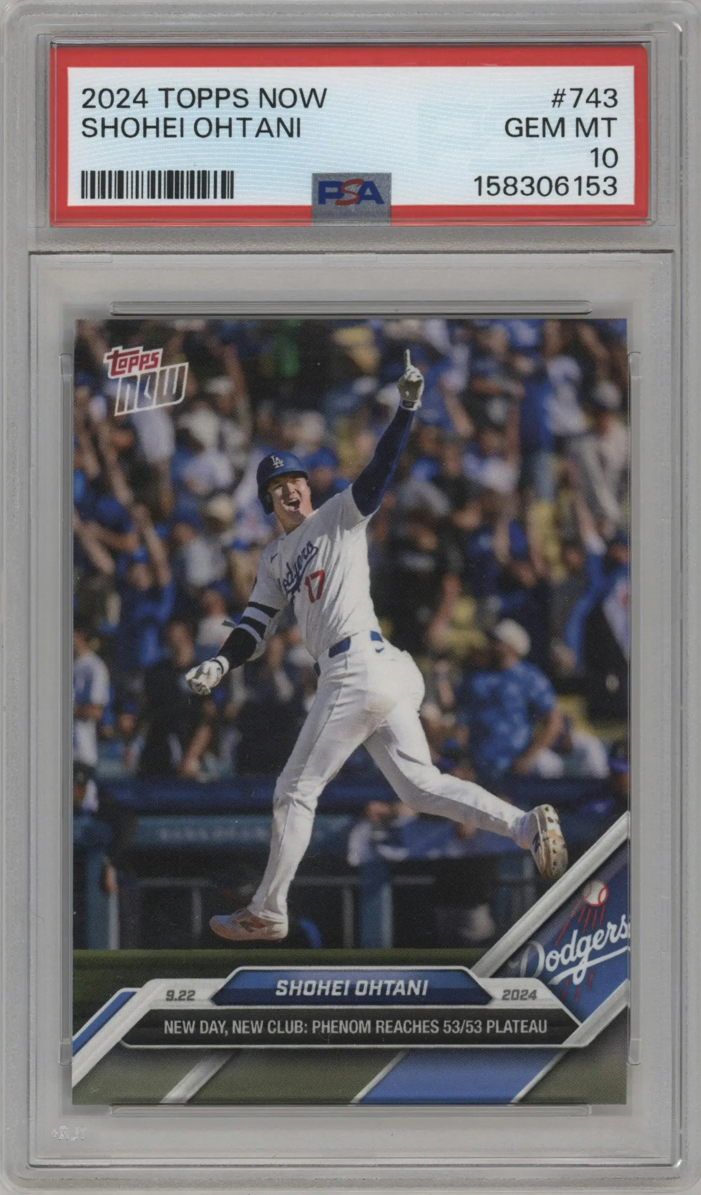 2024 Topps Now Shohei Ohtani PSA 10