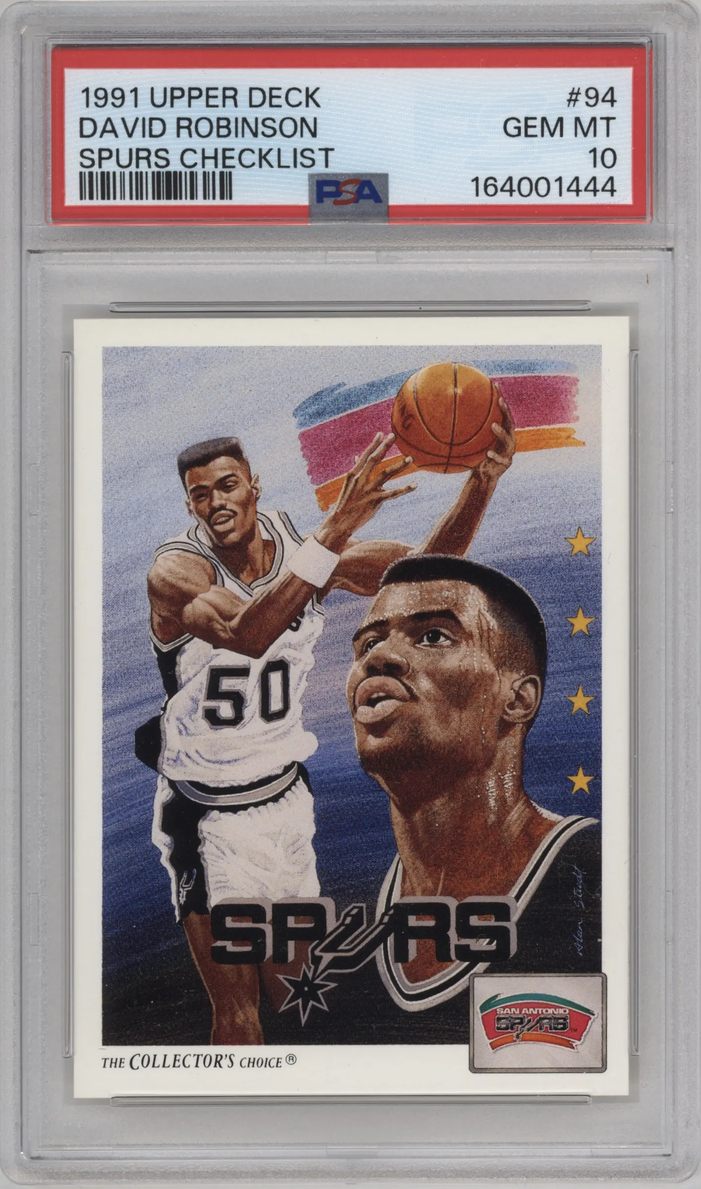 1991 Upper Deck David Robinson #94 PSA 10