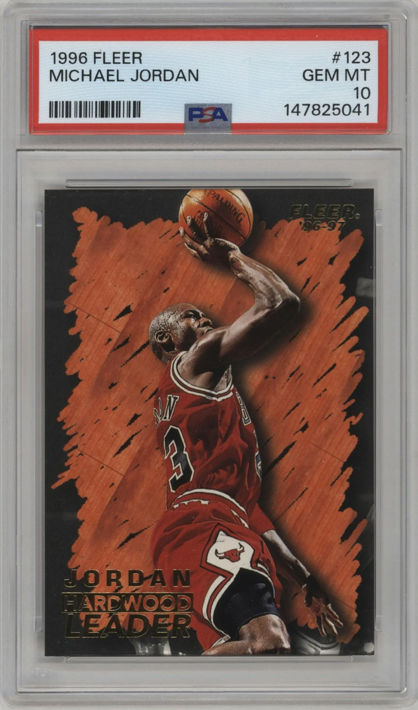 1996 Fleer Michael Jordan #123 PSA 10
