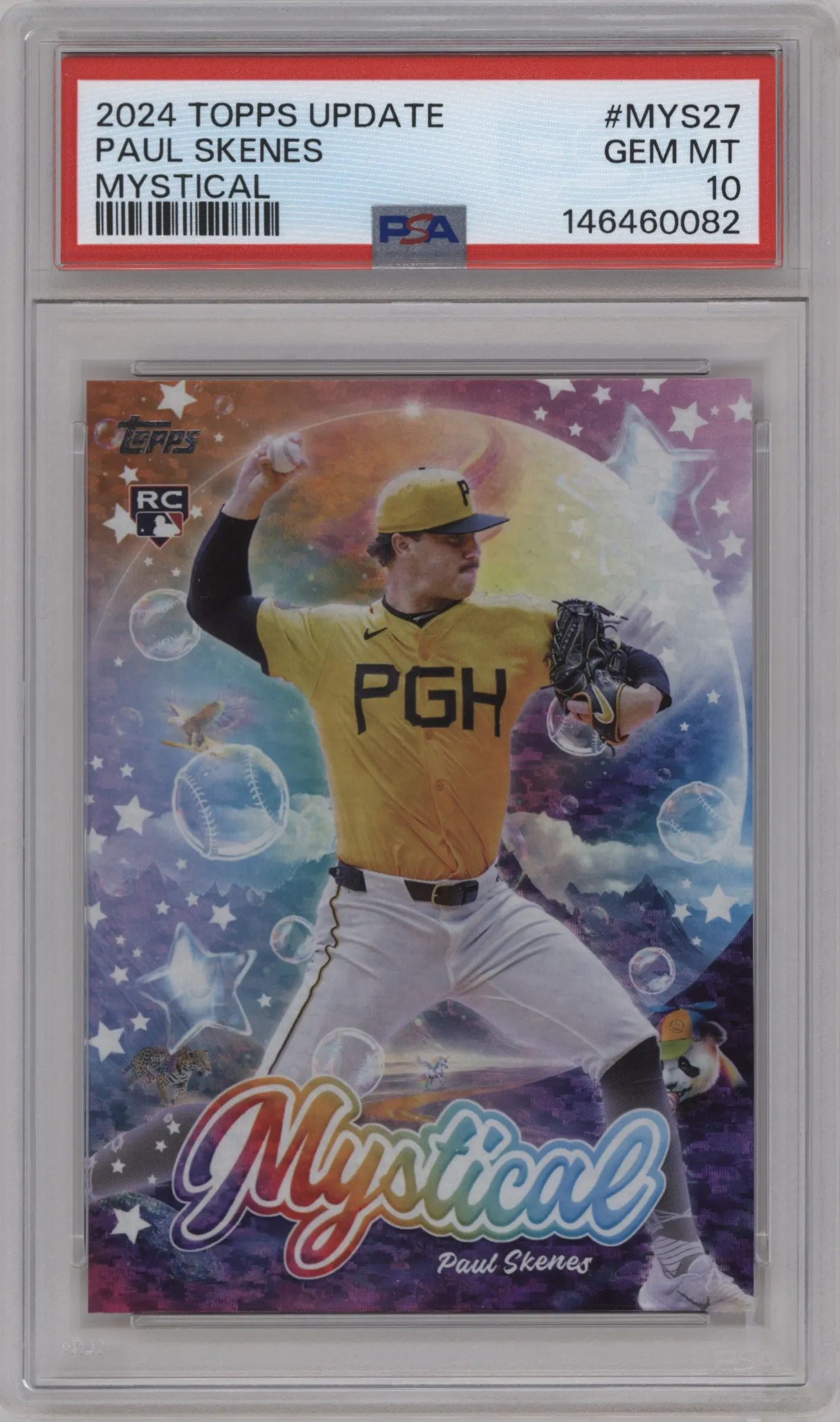 2024 Topps Update Mystical Paul Skenes #MYS-27 PSA 10