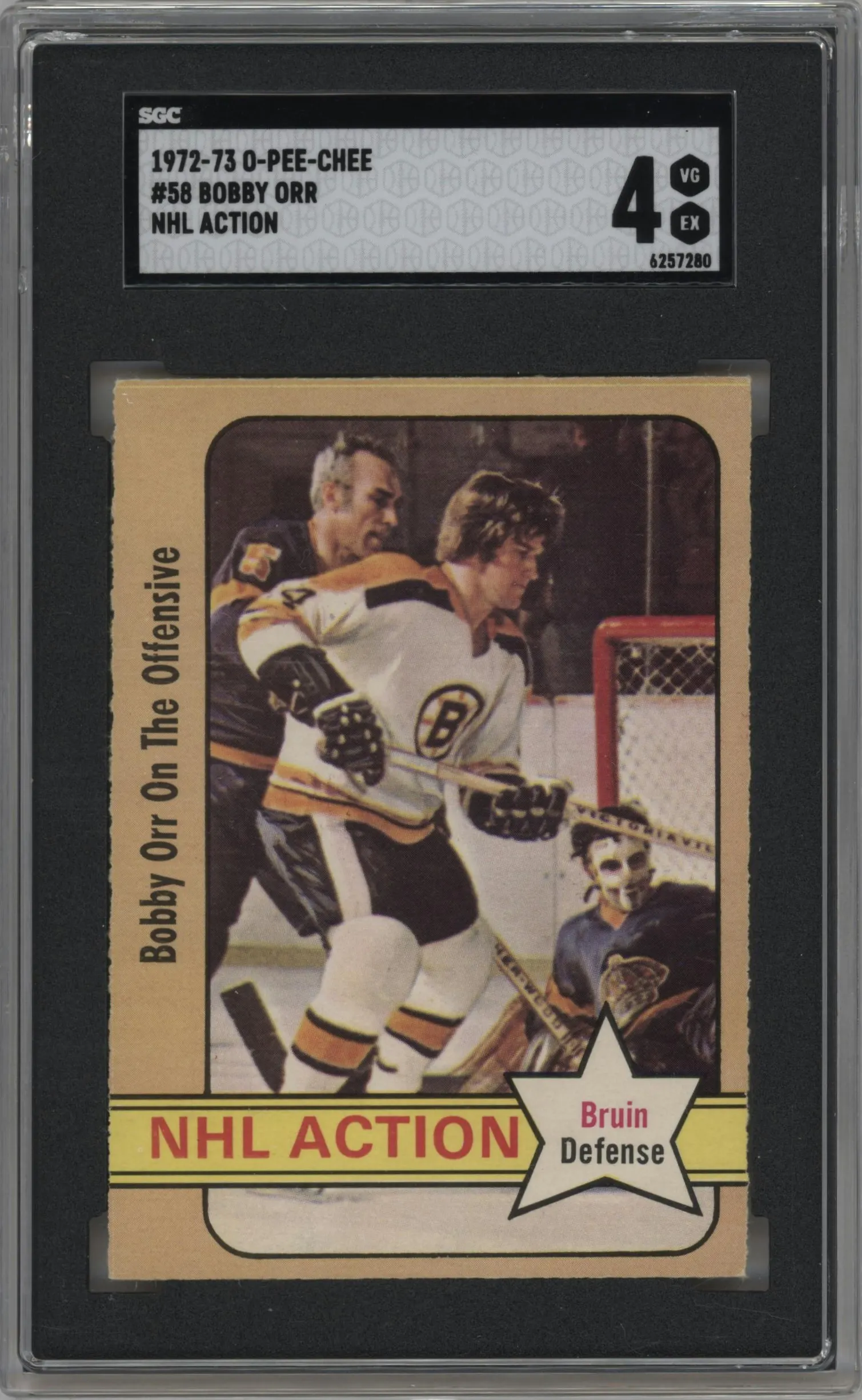 1972 O-Pee-Chee Bobby Orr #58 SGC 4