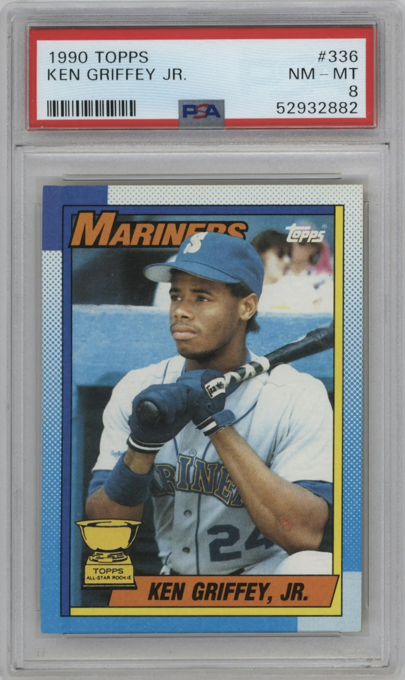 1990 Topps Ken Griffey, Jr. #336 PSA 8