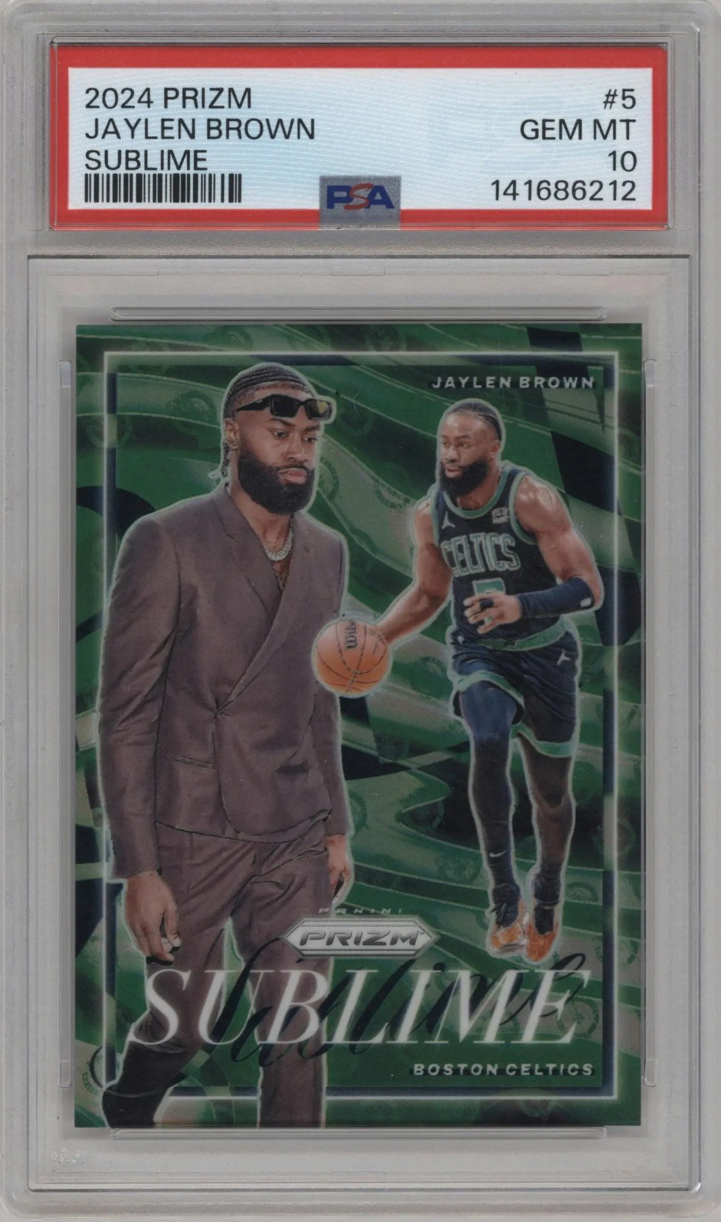 2024 Panini Prizm Sublime Jaylen Brown PSA 10