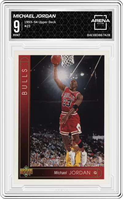 1993 Upper Deck Michael Jordan #23 ARENA CLUB 9