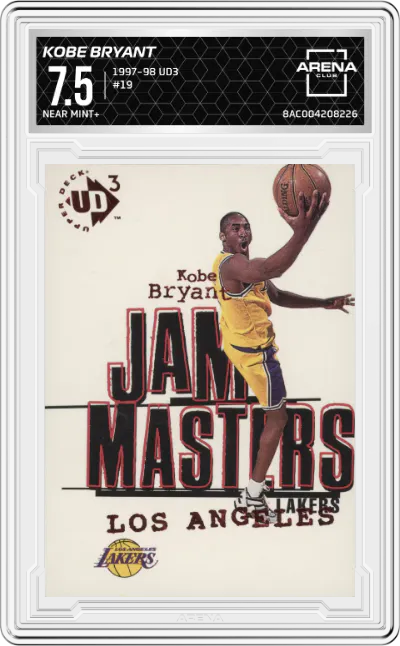 1997 Upper Deck UD3 Kobe Bryant #19 ARENA CLUB 7.5