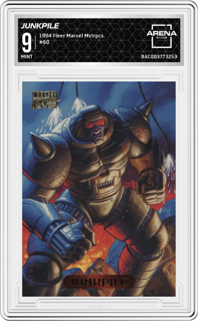 1994 Fleer Marvel Masterpieces Junkpile ARENA CLUB 9
