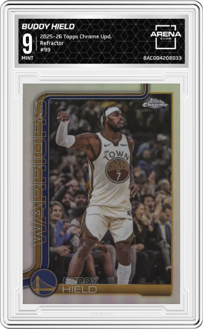 2025 Topps Chrome Update Buddy Hield Refractor #99 ARENA CLUB 9