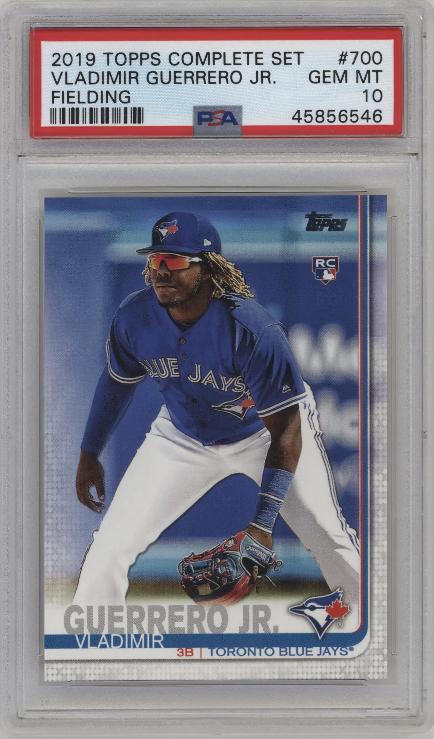 2019 Topps Complete Set Rke.Img.Variation Vladimir Guerrero Jr. #700 PSA 10