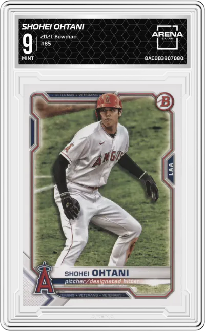 2021 Bowman Shohei Ohtani ARENA CLUB 9