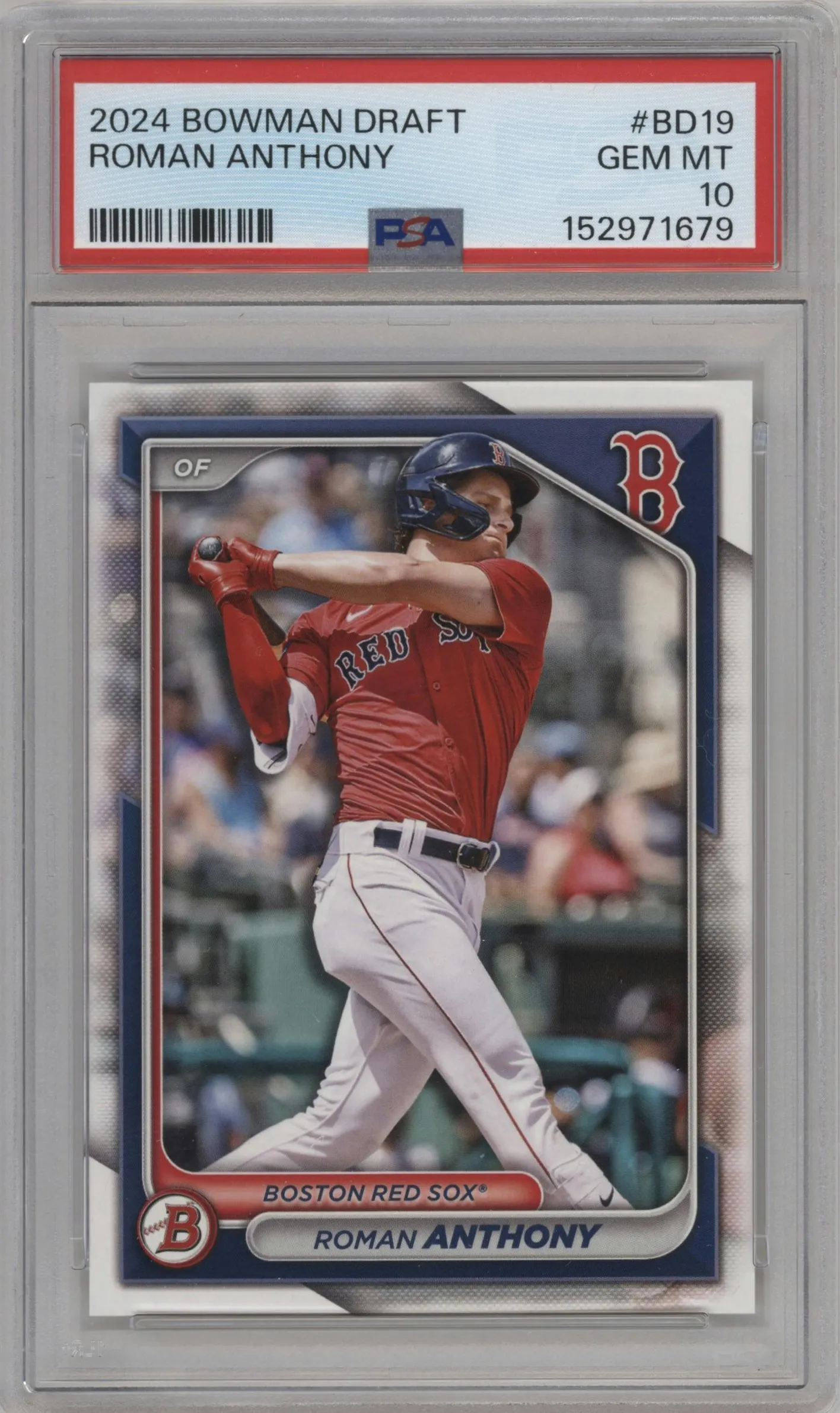 2024 Bowman Draft Roman Anthony #BD-19 PSA 10